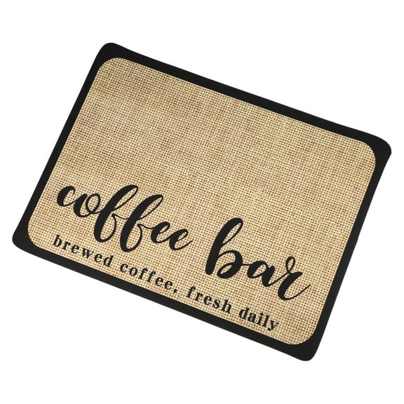 Drain Pad No-Rinse Durable Dish Drying Mat for Kitchen Khaki 15.75"x11.81" 1 Pc