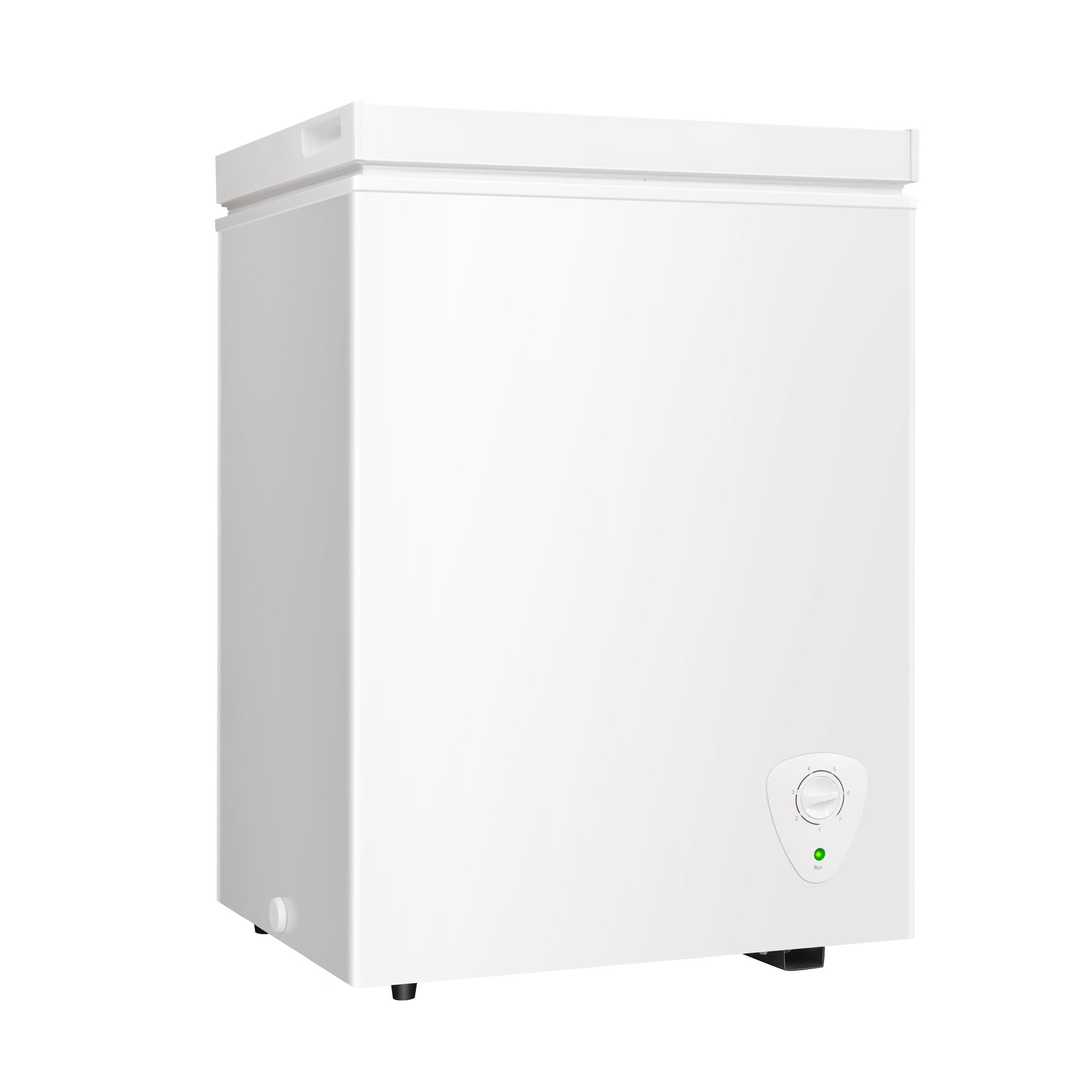 3.5 cu.ft White Energy Efficient Chest Freezer with Manual Defrost and Mechanical Thermostat