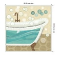 thumbnail image 3 of Amanti Art Bathroom Bubbles II Framed Canvas Wall Art Print, 3 of 8