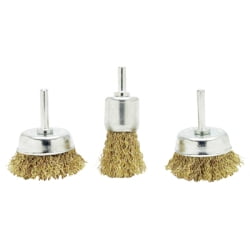 Photo 1 of 3 pc Rotary Wire Brush Set
