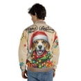 thumbnail image 5 of Merry Christmas Santa Beagle Scarf Twinkling Lights Xmas Holiday All Over Print 3D Baseball Jacket Beagles Dog Lover Gifts Idea Bomber Jacket Softball - 00022, 5 of 6