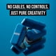 thumbnail image 5 of RDE Wireless Micro - Micrófono inalámbrico compacto, dos micrófonos con estuche de carga para creación de contenido para teléfonos inteligentes - USB-C, azul, 5 of 9