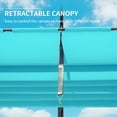 thumbnail image 6 of Domi Outdoor Living 11’ X 16’ Outdoor Retractable Pergola with Weather-Resistant Canopy Aluminum Garden Pergola Patio Grill Gazebo for Courtyard (Lake Blue), 6 of 9