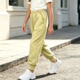 thumbnail image 5 of LvhaoGJOB Girls' Sweatpants for School - Stretchy Material, Breathable, 5 of 9