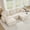 Cream Beige, variant on Mintazer 105" Chenille Cloud 3-Seater Modular Sectional Sofa with 2 Movable Ottoman & Round Pillows, U-Shaped Ergonomic Sofa Couch for Living Room, Apartment, Cream