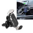 thumbnail image 4 of Mobile Stand, DC 5V Ultra Quiet  Dual Recognition Rotatable Car Phone Holder  For Cars Silver, 4 of 8