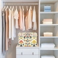 thumbnail image 4 of Yayeee Collapsible Cube Storage Bin with Lid Fabric Closet Decorative Basket with Handles, Beige Floral, 4 of 7
