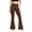 *Brown, variant on ClodeEU Women's High Waisted Stretch Flare Yoga Pants with Pockets,Casual Wide Leg Athletic Fitness Trousers Black,Women's Plus L