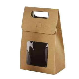 Eco-Friendly Brown Kraft Paper Clear Plastic Window Packing Pouch - China  Cookie Bag, Bread Bag