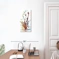 thumbnail image 3 of Elephant Stock Rainbow Water Splash Wall Art - Abstract Canvas Canvas - 12" x 24", 3 of 8