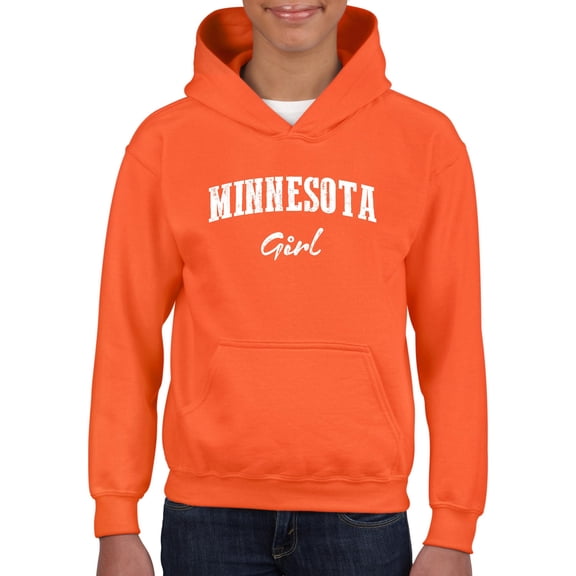 IWPF - Big Girls Hoodies and Sweatshirts - Minnesota Girl