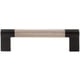 thumbnail image 2 of Cabinet Pull Stone Harbor Hardware, 96 mm, níquel satinado, negro mate, 2 of 3