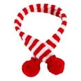 thumbnail image 4 of Bufanda navideña para mascotas Fernando traje navideño para perros bufanda tejida Raya roja, 4 of 8