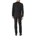 thumbnail image 6 of Caravelli Men's 60501 3-Piece Single Breasted Slim Fit Vested Suit. Black - 44L, 6 of 18