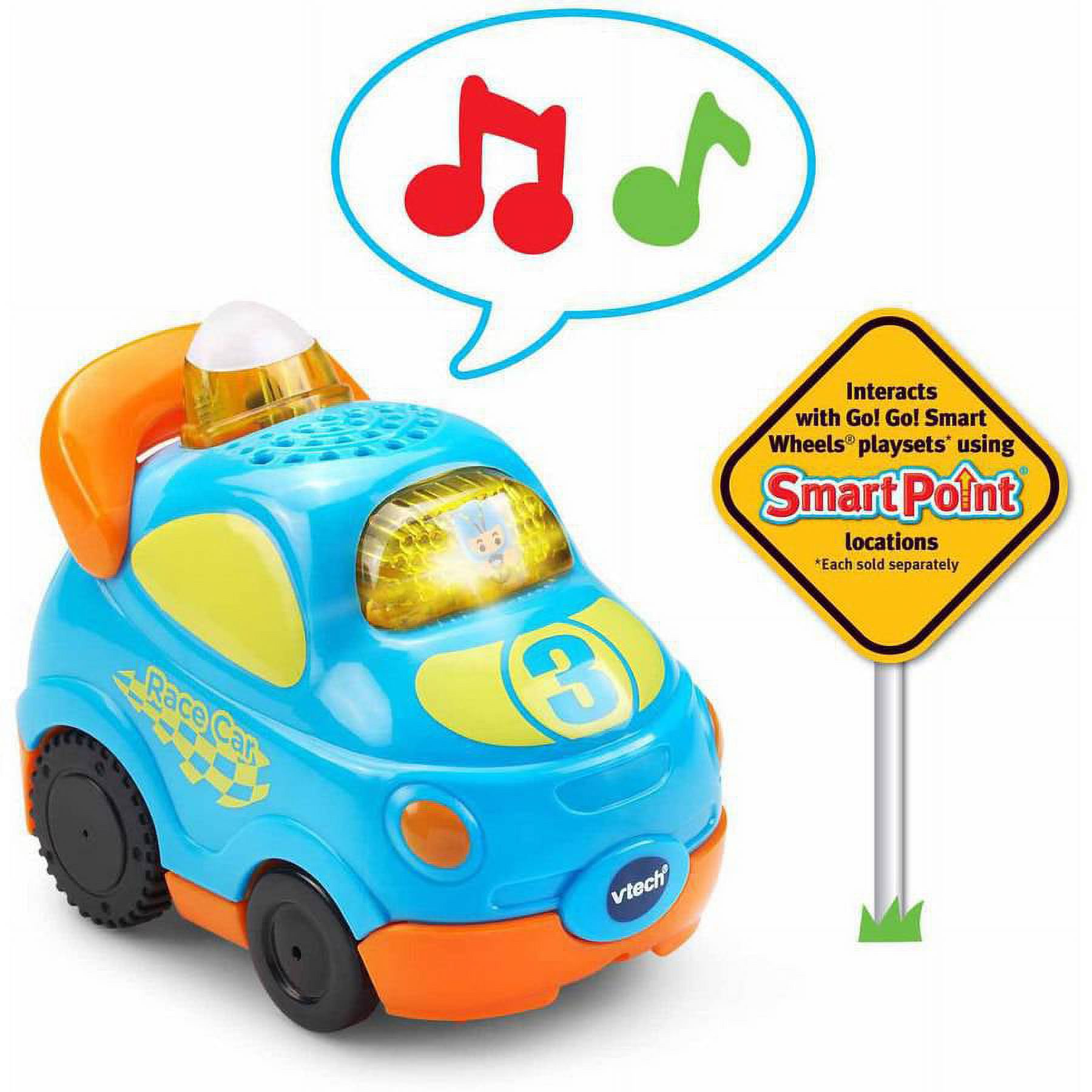 Vtech go go smart hot sale wheels remote control smartpoint racer