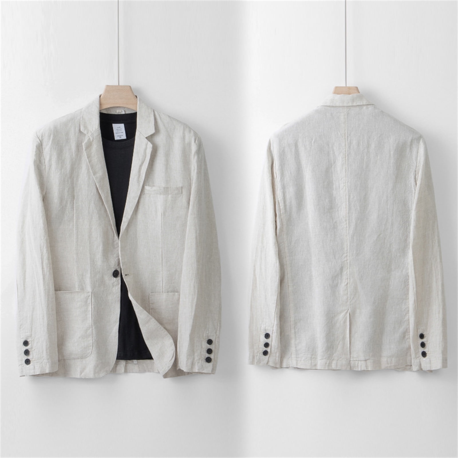 SALVATORE FERRAGAMO Size 36 Khaki Cotton / Linen Sport Coat main image 0