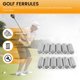 thumbnail image 4 of 12 Unids / Pack FéRulas de Golf .370 Aluminio para Hierros Ejes Accesorios Club, 4 of 9