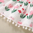thumbnail image 6 of Toddler Girl Clothes Layered Ruffle Top Floral Shorts Cute Toddler Girls Summer Outfits 2Pcs Clothing Set Girls Summer Set 3-24 Months,12-18 Months, 6 of 9