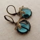 thumbnail image 5 of Guardurnaity Pendientes colgantes de piedra lunar con incrustaciones de patrón tallado para un aspecto elegante y vintage, seguros para regalo de Ropa, zapatos y accesorios Miscelánea Rosa roja, 5 of 6