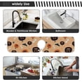 thumbnail image 6 of Coolnut 2 Pack Faucet Mat Splash Guard for Kitchen Sink, Halloween Pumpkins Spiders 14x5 Inch Super Absorbent Microfiber Sink Protector Mat, Kitchen Sink Mat Machine Washable Kitchen Sink Accessories, 6 of 7