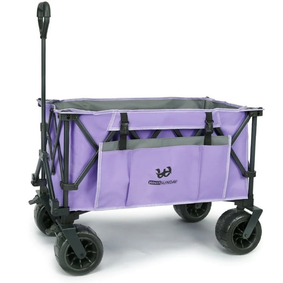 Whitsunday Moko Compact Plus Folding Wagon Cart with Fat Wheels