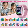 thumbnail image 2 of Reloj inteligente Melontti para niños y niñas de 5 a 12 años con 26 juegos, color rosa, 2 of 7