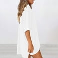 thumbnail image 3 of Moxiu Two Piece Outfits for Women Lounge Set Summer Casual Oversized Tshirts Biker Shorts Matching Airport Travel Loungewear 2025 White,M, 3 of 8