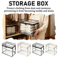 thumbnail image 7 of Clear Storage Bags with Zipper Closet Organizers and Storage – Space Saving Storage Bags Storage Bins with Lids – Heavy Duty Clear Moving Bags for Clothes Organizers and Storage 3PCS, 7 of 7