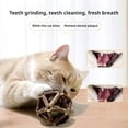 thumbnail image 2 of Fish Cat Toys Simulated Fish Bones Toy Wooden Teething Toy Fish Pet Toy, 2 of 8