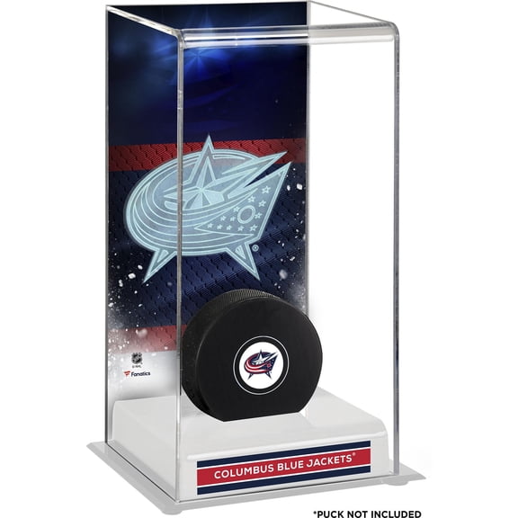 Columbus Blue Jackets Deluxe Tall Hockey Puck Case