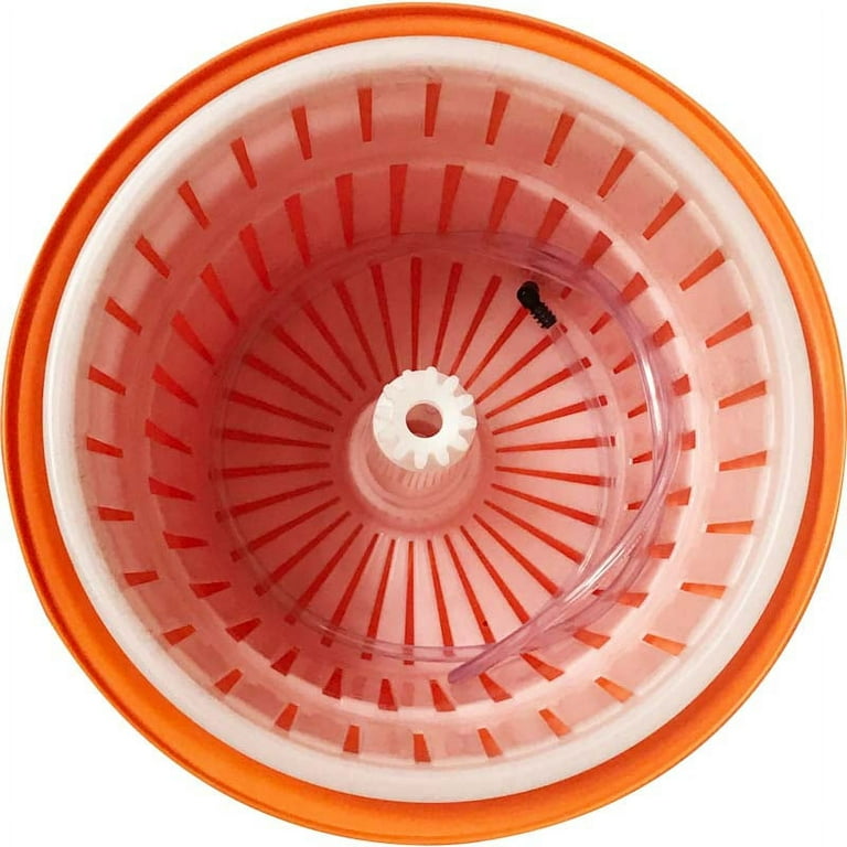 Clivia 2.5 Gal/10 Qt Large Salad Spinner Manual Salad Dryer with