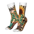 thumbnail image 5 of Uemuo Happy Fall Y'All for 16in Socks, Cotton Socks Sports Socks Knee High Socks Comfortable Socks For Men, Women, 5 of 7