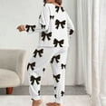 thumbnail image 5 of Censtreet Women's Plus Size 2 Piece Pajama Set Long Sleeve Shirt with Long Pajama Pant Printed Pj Lounge Sets XL-5XL, 5 of 5
