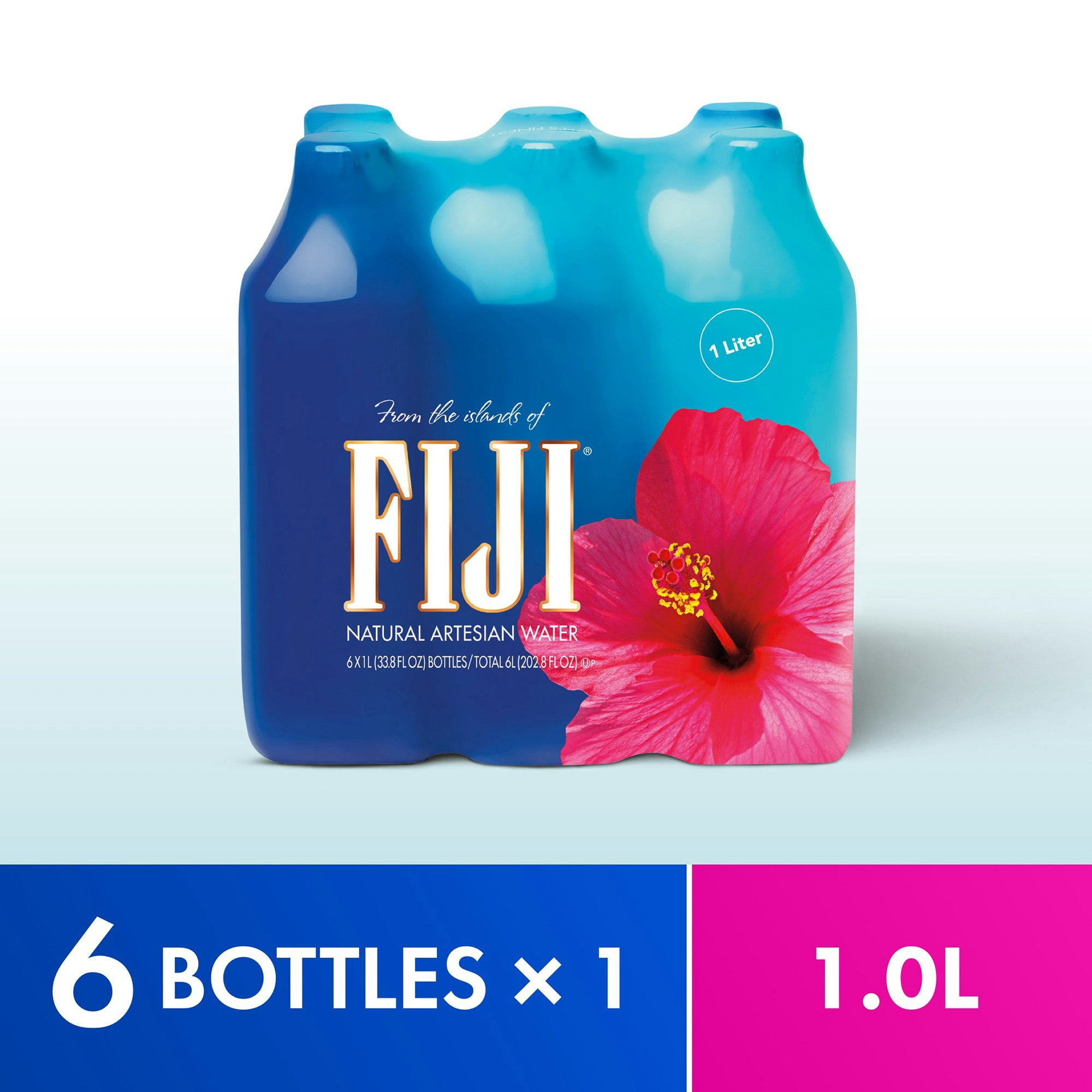 Fiji Artisan Water 1 L 6 Pack 202.8 fl oz (Pack Of 2)