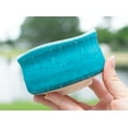 thumbnail image 3 of AprikaLife Traditional Japanese Matcha Tea Bowl Handmade Ceramic Tea Ceremony Cup Blue Matte Glaze, 3 of 8