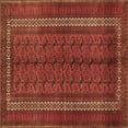 thumbnail image 1 of Ahgly Company Indoor Square Persian Brown Traditional Area Rugs, 3' Square, 1 of 4