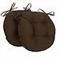 thumbnail image 3 of Coussins de Chaise Ronds en Sergé Uni 16 Pouces (Ensemble de 2), 3 of 4