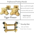 thumbnail image 2 of Tiger Power,Wood Pushup Bars Non-Slip Base Exercise Home., 2 of 6