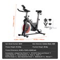 thumbnail image 3 of KFFKFF Fitness Bicycle, Magnetic Tension Control Stationary Cycle, Home Cardio Indoor Bike, Quiet Belt Operation, Cozy Seat Pad, Digital Display, Robust Flywheel, 3 of 9