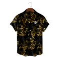 thumbnail image 3 of Camisa hawaiana holgada a la moda para hombre, camisa informal con estampado colorido para fiesta en la playa, manga corta, talla grande 5XL, 3 of 5