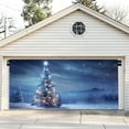 thumbnail image 4 of WANGJIAOID Christmas Garage Door Decoration Christmas Garage Door Banner Mural Cover 7 X 16 Feet Large Merry Christmas Sign For Christmas Holiday Party H, 4 of 4