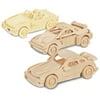 Puzzled F-20, P-911 and B-740I Wooden 3D Puzzle Construction Kit