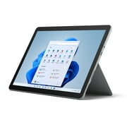 Microsoft Surface Go 3 10.5" Pixel Sense Display, 10 Point Multi-Touch, Intel Core i3-10100Y, 8GB RAM, 128GB SSD, Platinum, Windows 11, 8VC-00001