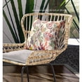 thumbnail image 3 of 16" X 16" Green, Red And Yellow Broadcloth Floral Throw Pillow, 3 of 5