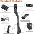 thumbnail image 4 of Bike Kickstands, Adjustable Rear Side Bicycle Kickstand for 24 26 27 29 inch, Riding Kick Stands for Teen Adult Bike 24-29 inch Mountain Bike 700 Road Bike BMX MTB, 4 of 9