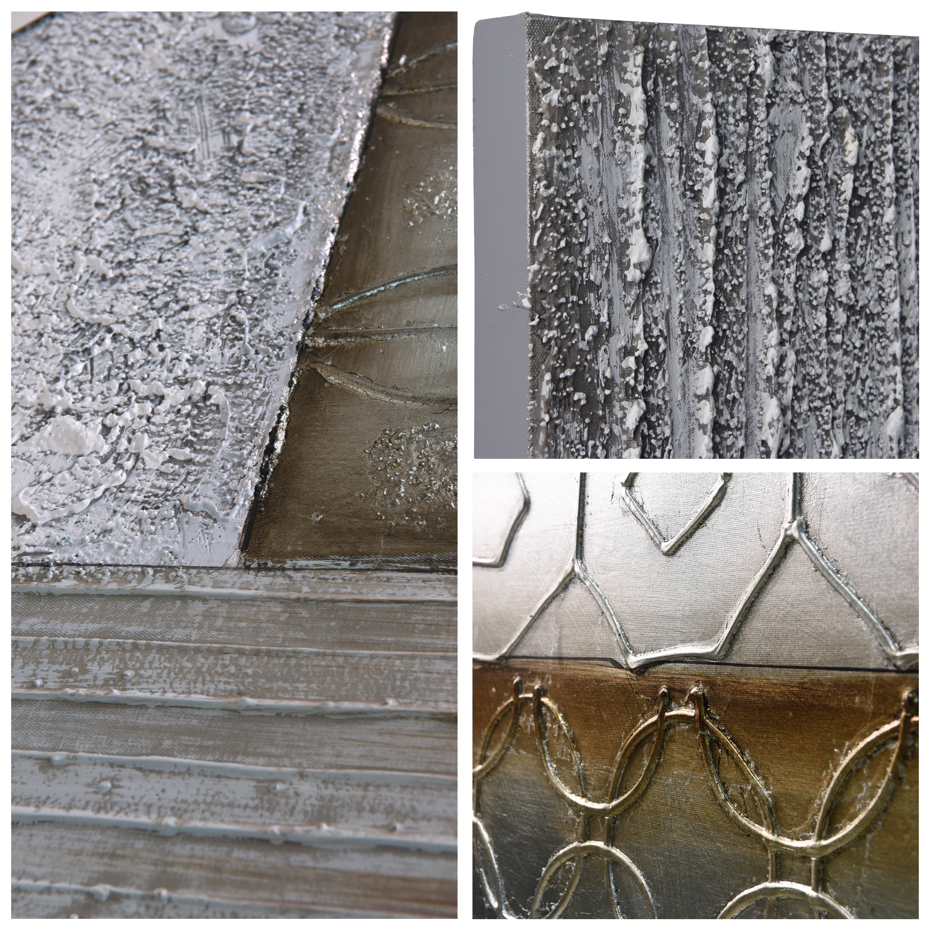 Empire Art Textured Abstract Painting, Set of 2, by Martin Edwards