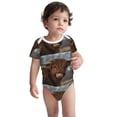 thumbnail image 3 of Daiia Yak Printed Unisex-Baby Short Sleeve Onesies Bodysuits Baby Climbing Clothes Soft and Comfortable Romper with Expandable Shoulder Design-3 Months, 3 of 8