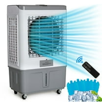 Zimtown 2941 CFM 3-Speed Battery Evaporative Air Cooler for 269 sq ft, Gray