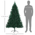 thumbnail image 3 of 6ft Christmas Tree Unlit Artificial Spruce Full Tree with Metal Stand, 3 of 10