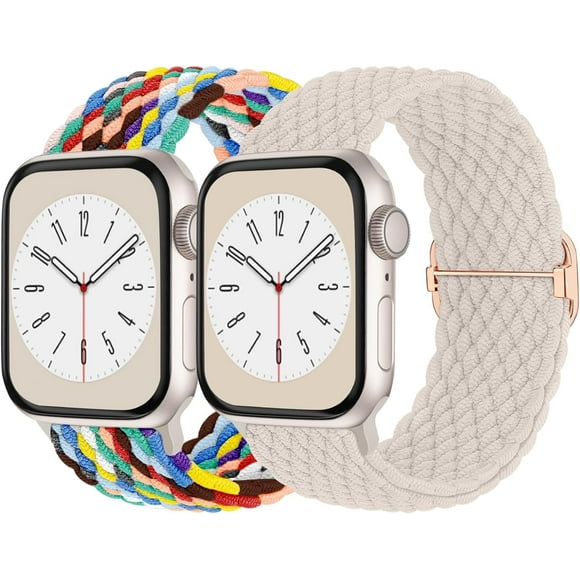 KOMI Solo Loop Compatible with Apple Watch Band 38mm 40mm 41mm 42mm 44mm 45mm 49mm Women Men, Adjustable Stretchy Bands Elastic Sport Wristbands for iWatch Series 9 8 7 6 5 4 3 2 1 SE Ultra 2 Ultra